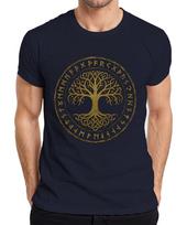 Yggdrasil Tree Of Life Celtic Norse Runes Mysticism Viking Unisexs Tshirt S