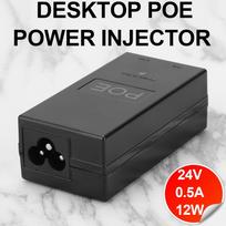 10/100Mbps Desktop POE Injector Power Supply Input 100V-240V Output 24V 0.5A for Surveillance CCTV IP Camera China Mainland