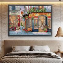 Tavern Full 11CT DIY Stamped Cross Stitch Kits Large Size 31.5x23.23inch Cross Stitch Art and Crafts Kits for Adults Home Decor China Mainland