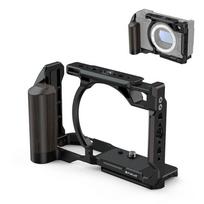 ABUO-PULUZ Camera Cage Protective Frame With Screw Hole For Nikon ZR Wood Handle Metal Camera Cage Stabilizer Rig Interface juoda