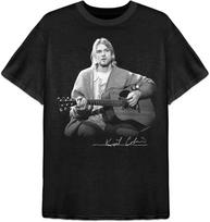 Kurt Cobain acoustic guitar signature T-shirt S gray