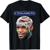 Cinnabron Funny Meme T-Shirt Lebron Funny Tee Gift for Fan All Size S-4XL M