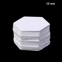 100Pcs Hexagon Templates For Patchwork Quilting Sewing DIY Six Sizes C