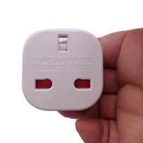 UK to EU Travel Adapter 2 in 1 Plug for European Outlets Compact Adaptor for Travel Converter One Size balta