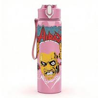 1PC Two Punk Men Retro Portrait Print 750ml Portable Sports Water Bottle Leakproof Travel Gym Drink Cup Pack of 1