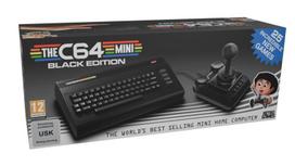 Plaion the c64 mini console - black edition black