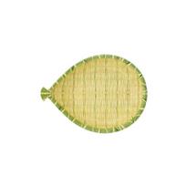 Dessert Plates Imitation Bamboo Weaving Hot Pot Vegetable Plate Melamine Multiple Styles Barbecue Plate Green Serving Plate Home