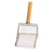 Litter Scoop Stainless Fine Mesh -Purpose for Clumping and Tofu Litter one size sidabras