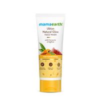 Mamaearth Ubtan Natural Glow Face Wash with Turmeric & Saffron for Tan Removal - 200 ml | Removes Tan | Brightens Skin | Exclusively Available on A