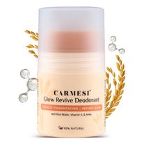 Carmesi Glow Revive Underarm Roll On Deodorant for Women | Brightens Skin, Reduces Pigmentation, Controls Odour | Rice Water, Vitamin E, 2% w/w Sal