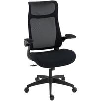 Ergonomic Office Chair with 3D Armrests, Mesh Back, S-Shaped Backrest, Headrest, Tilt Function, Black 65 x 64 x 118 cm juoda