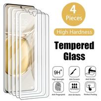4PCS Protective Glass for Huawei P30 Lite P20 P40 Screen Protector for huawei Nova 5T Mate 20 Lite Y7 Y6 P Smart 2021 2019 Glass Nova 9Pro gryna