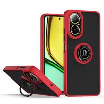 Sukamoji laikiklio dėklas telefonui Realme C67 C53 C55 C30 C31 C35 C21y C25 Realme 11 Pro + 10 9 9i 8i Piršto žiedo automobilio laikiklio dangtelis For Narzo N53 juoda