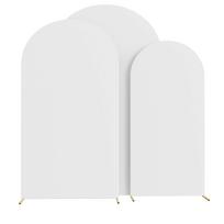 1 vnt. Arkos stovo užvalkalas Vestuvių gėlės Durų dekoravimas Poliesteris Elastingas Rinkinio Fono užvalkalas Rekvizitas Naudojamas Banketui (Be lentynos) 50X120cm(4Ft) balta