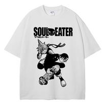 2025 Manga Soul Eater T Shirt MAKA ALBARN SOUL EATER Tshirt Men Women Clothes High Quality Cotton Summer Short Sleeve Tee Shirt S