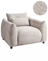 Fotel JAMSA Boucle smėlio spalvos