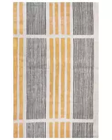 Kilimas KATRA smėlio spalvos 140 x 200 cm medvilninis