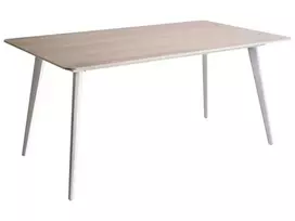 Sodo stalas RODALLO 160 cm 90 cm akmens travertino efektas
