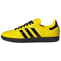 adidas  Samba OG Yellow Core Black Silver Women Sneakers Silver-Metallic JR8749 40⅔