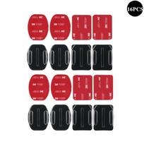 Curved Flat Adhesive Mounts Sticker Mount for GoPro Go Pro Hero 12 11 10 9 8 Xiaomi Yi 4K SJCAM Helmet Action Camera Accessories