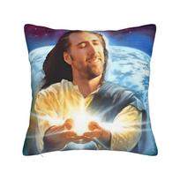 Pillow Cover Funny N-Nicolas C-Cage Picolas  Cute Funny Pillow Case For Sofa Home Decoration Pillowcases 12x12Inch