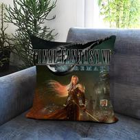 F-Final F-Fantasy VII Cushion Cover Comfortable Reversible Pillow Cover Ideal for Car Sofa Bedroom & Beyond 30cmx30cm