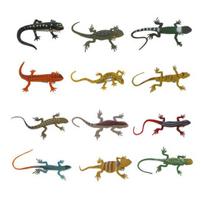 Yousheng 12Pcs Hairpin Vibrant Color Lizard Decor Handcrafted Hair Clip Hair Decoration Halloween Hair Accessory Fun Costume Gift 12pcs