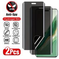 2 vnt. Anti-Spy hidrogelio plėvelė Honor Magic 7 6 5 Pro X9b X9c Ekranas apsaugantis Magic 5 6 7 Lite 300 200 100 Pro Minkšta plėvelė Magic 7 Pro juoda