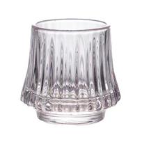 Volcano Texture Glass Coffee Cup 150ml Whiskey Tumbler with Embossed Design Heat & Cold Resistant Drink Cup for Espresso Latte Cocktails 150ML B