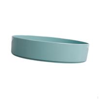 Decorative Vase Bowl Round Flower Pot Aesthetic PP Composition Holder Practical for Micro Landscapes Green 23cm gray