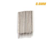 10 vnt 0,6–4 mm deimantinio šlifavimo šlifavimo taškas, 2,35 mm kotas, skirtas stiklo akmeniui 0.6mm