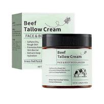 Beef Tallow Balm for Skin, with Honey Grass-Fed Pure and Beeswax 120g