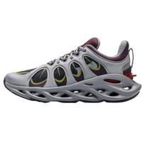 Li Ning Arc Ace Shock Absorbing Breathable Low Top Running Shoes Women sneaker Gray Purple ARHP226-3 37⅔