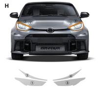 TPU Interior Sticker for Toyota GR Yaris 2024-2025 Anti-Scratch Protective Film Smoked black / Headlight Film juoda