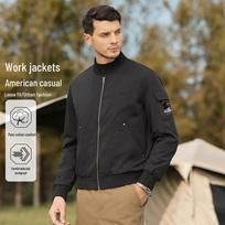 JEEP Men's Outdoor Cotton Jacket 3XL juoda
