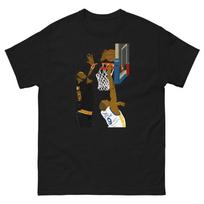 LeBron James  Oh, BLOCKED BY JAMES!  T-Shirt, NBA Finals Moment Shirt M