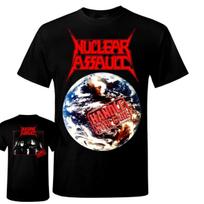 Elkitės atsargiai Branduolinė Ataka Unisex Medvilniniai Marškinėliai S dydžio iki 5XL XXXL red