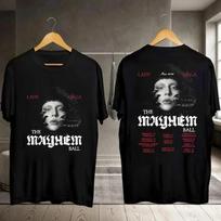 Lady Gaga Tour 2026 T-Shirt black short sleeve S to 5XL L