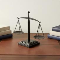 Decorative Balance Scale Antique Finish Vintage Retro Design Tabletop Decor for Desk, Black S 24x10x20cm