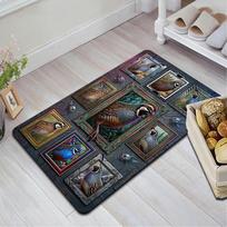 Quail Collection Pattern Rug Floor Mat for Living Room or Bedroom Soft and Comfortable Carpet a Gift for Birthday and Holiday. 40x60cm( 15x23in ) įvairiaspalvis