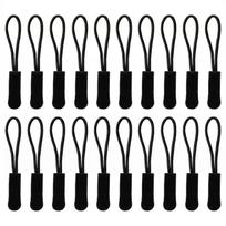 20Pcs Zipper Pull Puller End Fit Rope Tag Replacement Clip Broken Buckle Fixer Zip Cord Tab Travel Bag Suitcase Tent Backpack