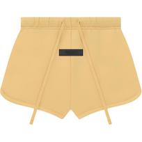Fear Of God Essentials SS23 Beach Shorts Light Tuscan Logo Patch Design Women shorts Egg-Yellow FOG-SS23-101 XS