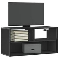 Szafka Pod Telewizor, Czarna, 80X31X39,5 Cm