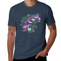 Pink Robins Tshirt Lightweight Sport Basic Tshirt S