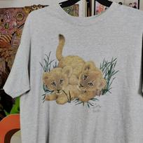 Lion Cubs Nature Tee 90s Vtg Size Xxl 22x32.5 Fair/Good A6ed Unisex T-Shirt XXXXL