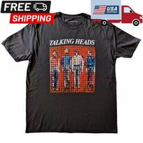 HOT! Talking Heads Pixel Portrait Grey T-Shirt , Size S to 5XL M