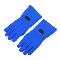 Kriogeninės pirštinės Skystas azotas (LN2) Sausas ledas Šaldomosios saugos apsauginės žemos temperatūros pirštinės Nylon Taslon + Thinsulate cotton + low temperature blue
