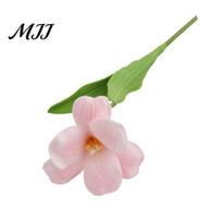 Indoor Plant Decor Artificial Opening Tulip with Stem, Realistic Fake Flower, Faux Flower Bloom for Wedding Party Home Office Table Centerpiece