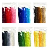 Embroidery Floss 6-Strand 120m Long Cross Stitch Thread Gradient Color Design for Bracelet DIY Crafts Sewing Embroidery Supplies