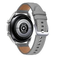 Leather Strap For Samsung Galaxy Watch 4/5 40mm 44mm Gear S3 S2 Watch5 Pro 45mm Galaxy 46mm Smart Bracelet Watchband 20mm 22mm Universal 22mm Width pilka spalva